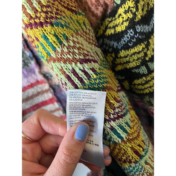 Anthropologie Pilcro Abstract Patchwork Cardigan - Picture 3 of 4